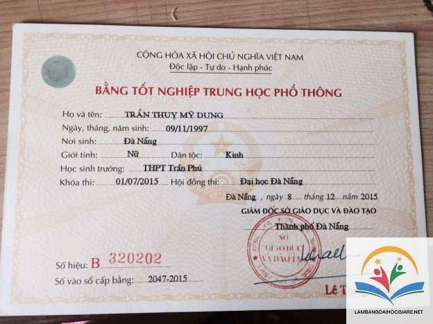 Làm bằng cấp 3