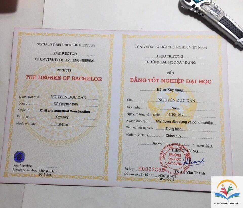 làm bằng đại học