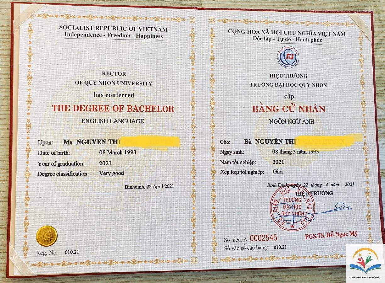 làm bằng đại học giá rẻ